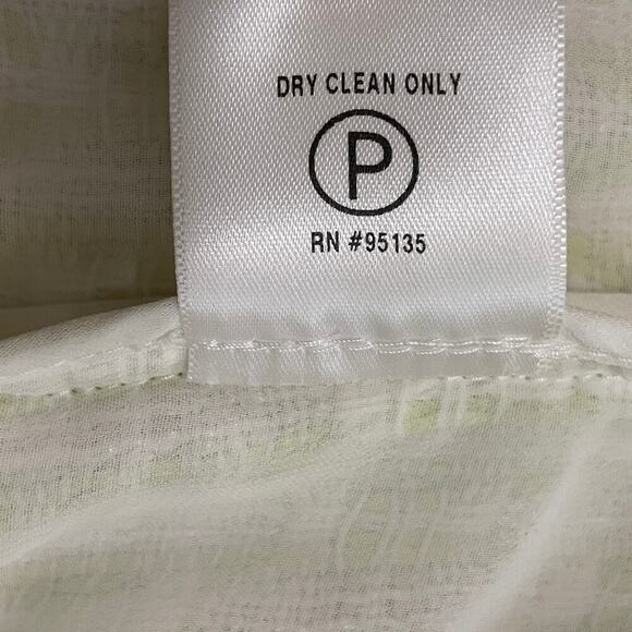 Lafayette 148 16 Tweed Blazer | Bouclé Chartreuse Plaid Career Jacket MSRP $1298 - Picture 6 of 11